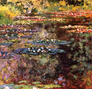 The painting Claude Monet Water-Lilies 56