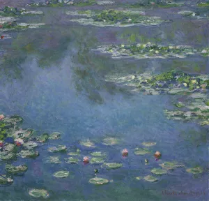Water Lilies by Claude Monet - Hand-Painted Oil Painting Reproduction
