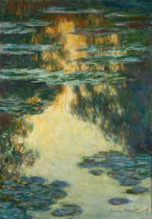 Water Lilies by Claude Monet - Hand-Painted Oil Painting Reproduction