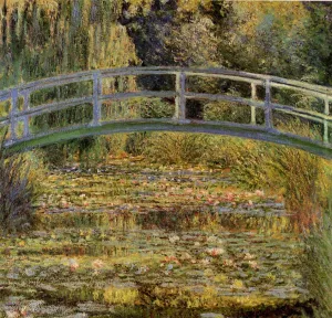 Water-Lily Pond by Claude Monet - Hand-Painted Oil Painting Reproduction