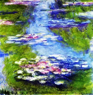 Waterlilies by Claude Monet - Hand-Painted Oil Painting Reproduction