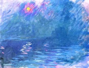 The painting Claude Monet Waterloo Bridge 3