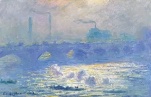 Waterloo Bridge by Claude Monet - Hand-Painted Oil Painting Reproduction