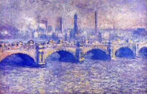 The painting Waterloo Bridge, Sunlight Effect