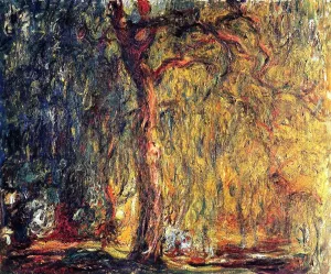 The painting Claude Monet Weeping Willow 2