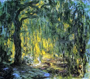 The painting Claude Monet Weeping Willow 6