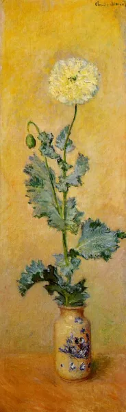 The painting Claude Monet White Poppy
